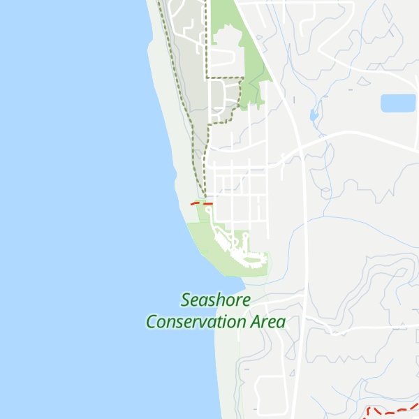 Map of Pacific Beach State Park Ranger Station