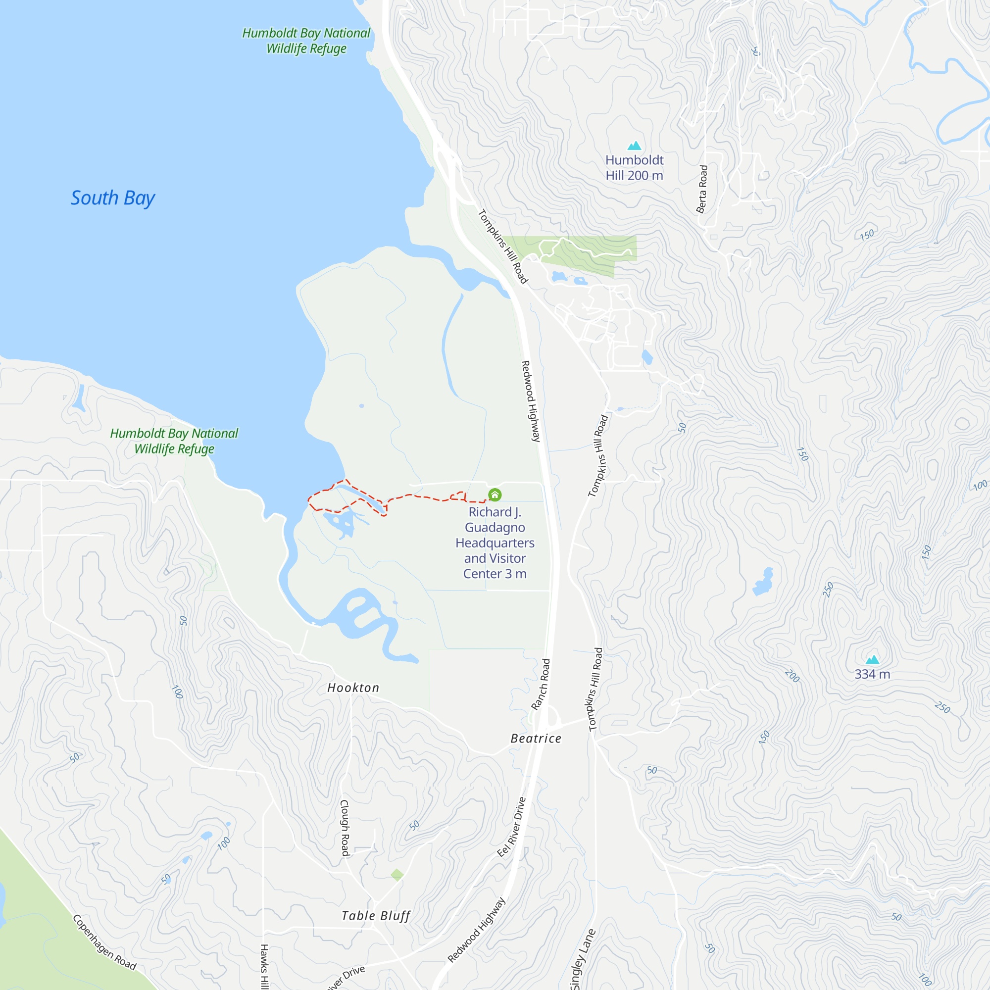 Richard J. Guadagno Headquarters and Visitor Center map