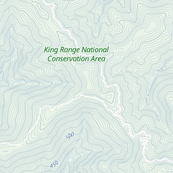 Map of Telegraph Ridge