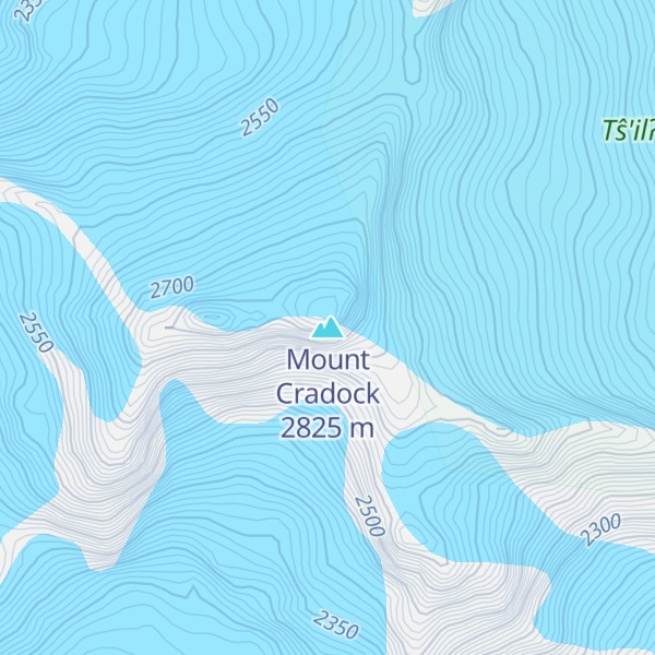 Map of Mount Cradock