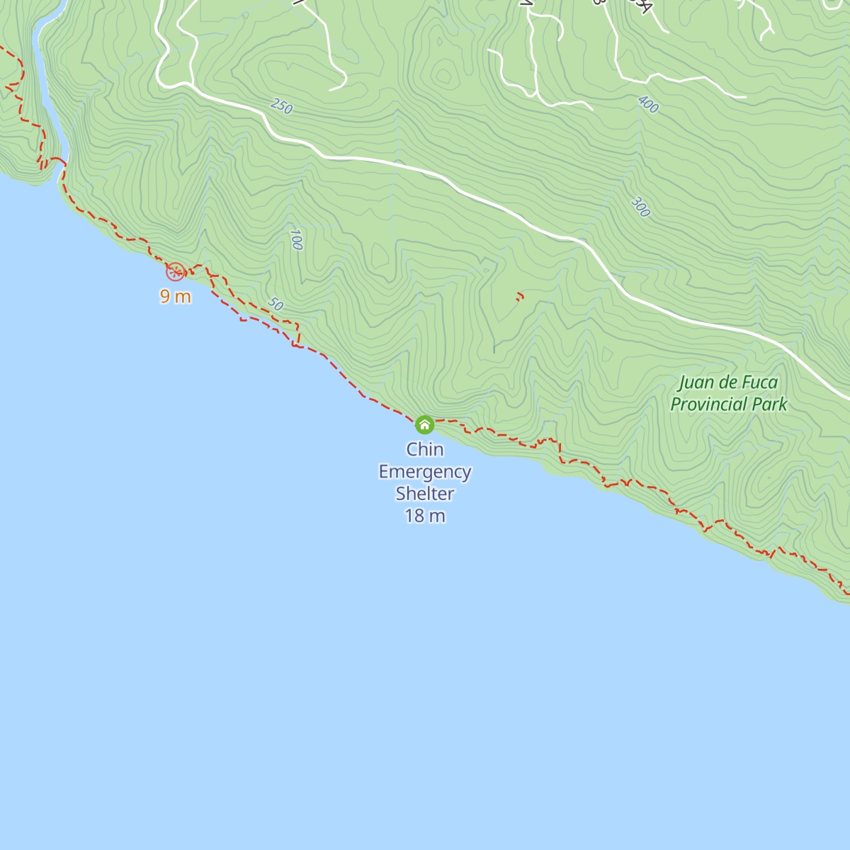 Chin Emergency Shelter map