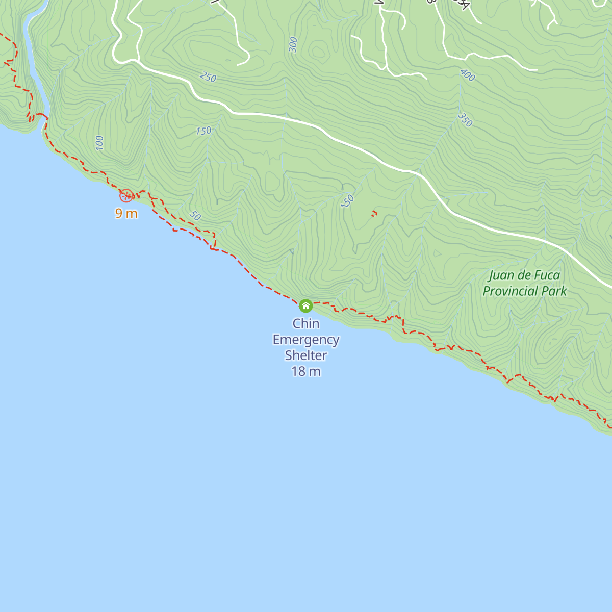 Chin Emergency Shelter map