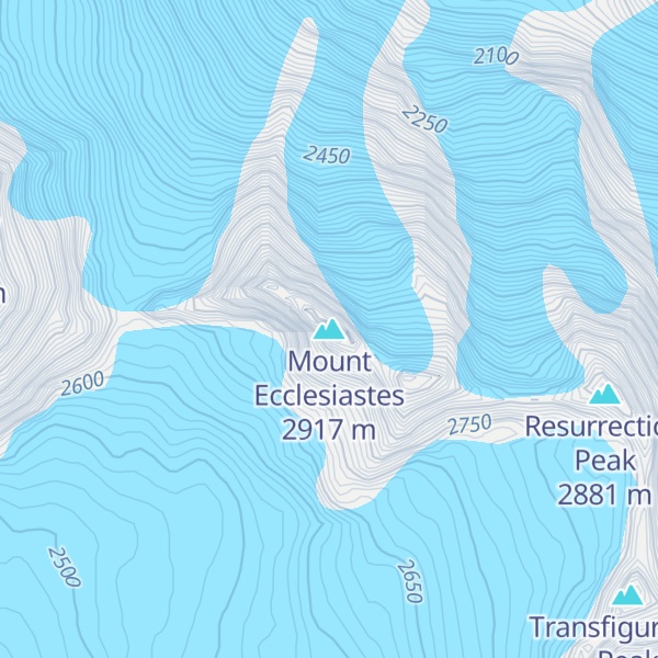 Map of Mount Ecclesiastes
