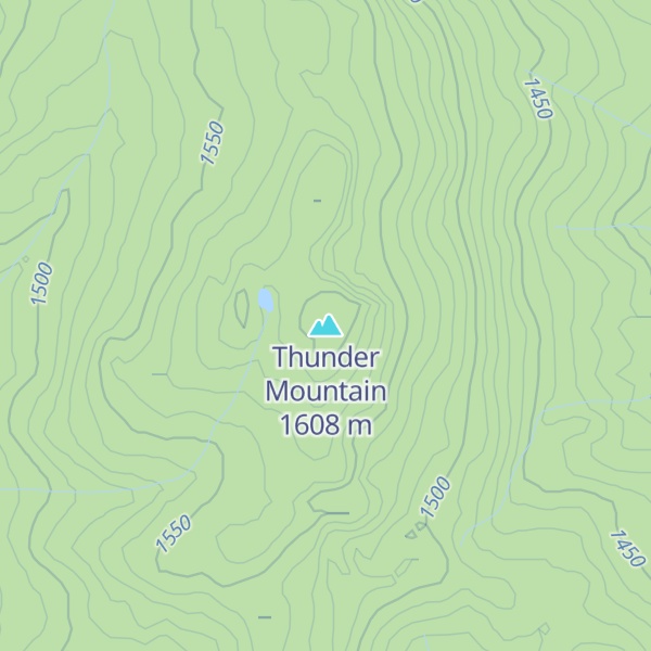 Map of Thunder Mountain