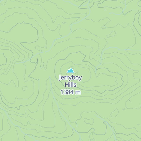 Map of Jerryboy Hills