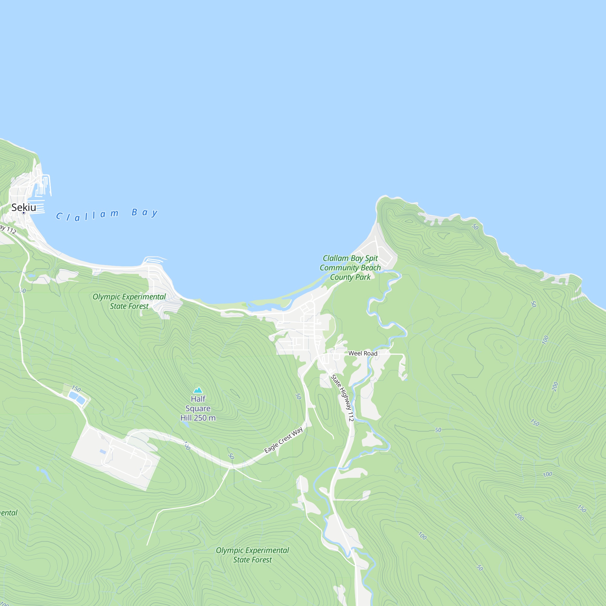 Visitor Center map