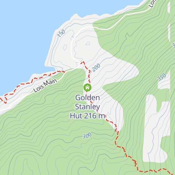 Map of Golden Stanley Hut