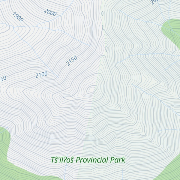 Map of Huckleberry Mountain