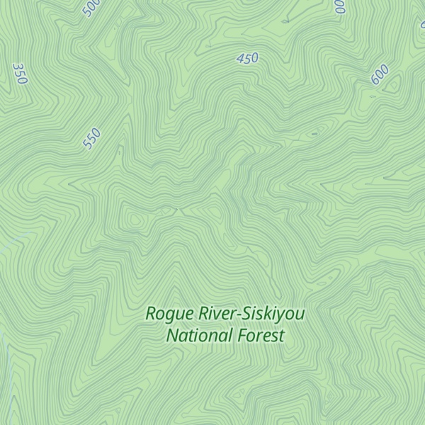 Map of Grassy Knob Wilderness HP