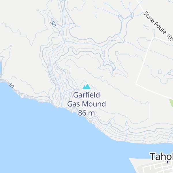 Map of Garfield Gas Mound