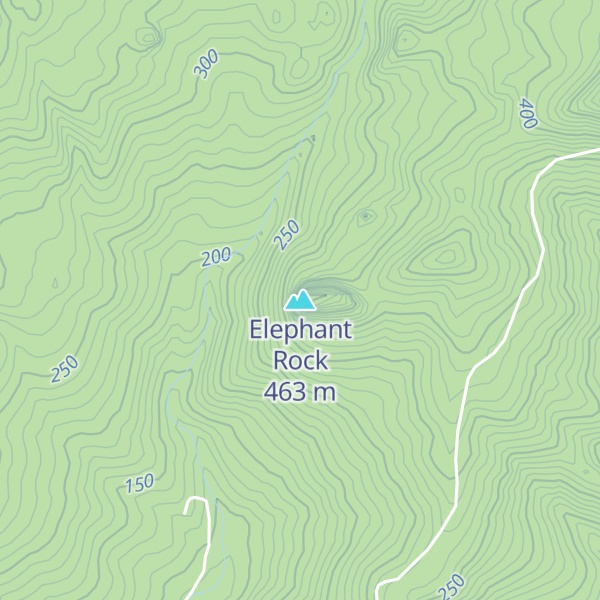 Map of Elephant Rock