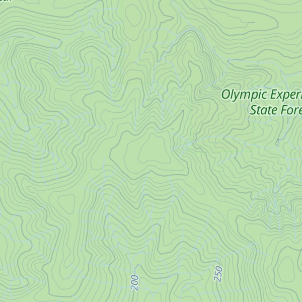 Map of Kalaloch Ridge