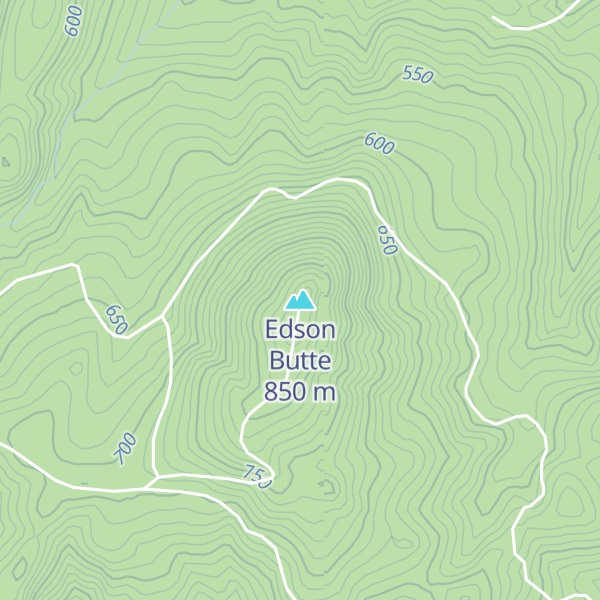 Map of Edson Butte