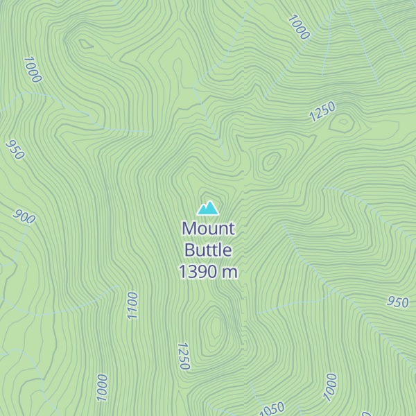 Map of Mount Buttle