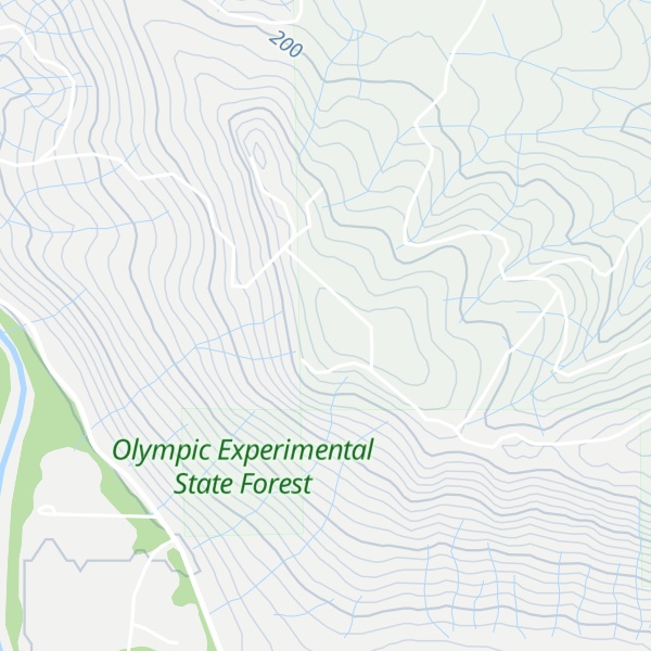 Map of Grader Creek Hill