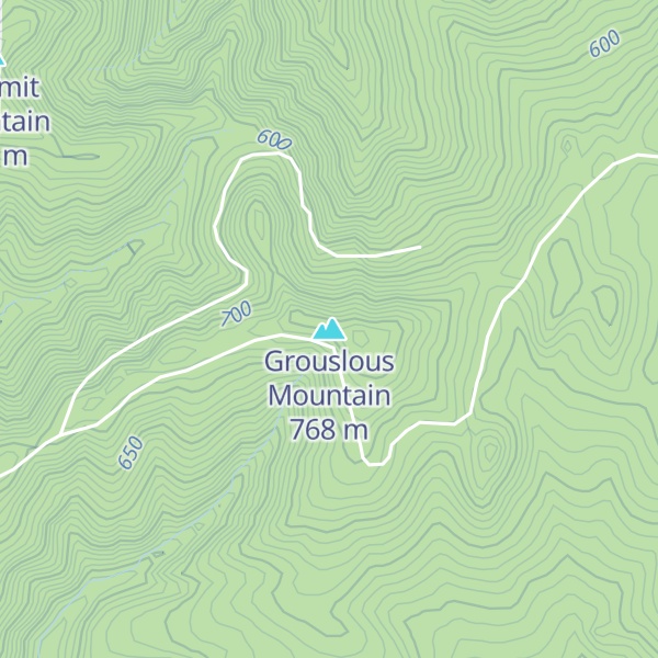 Map of Grouslous Mountain