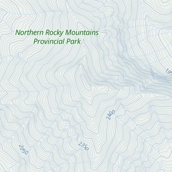 Map of Mount Hentig
