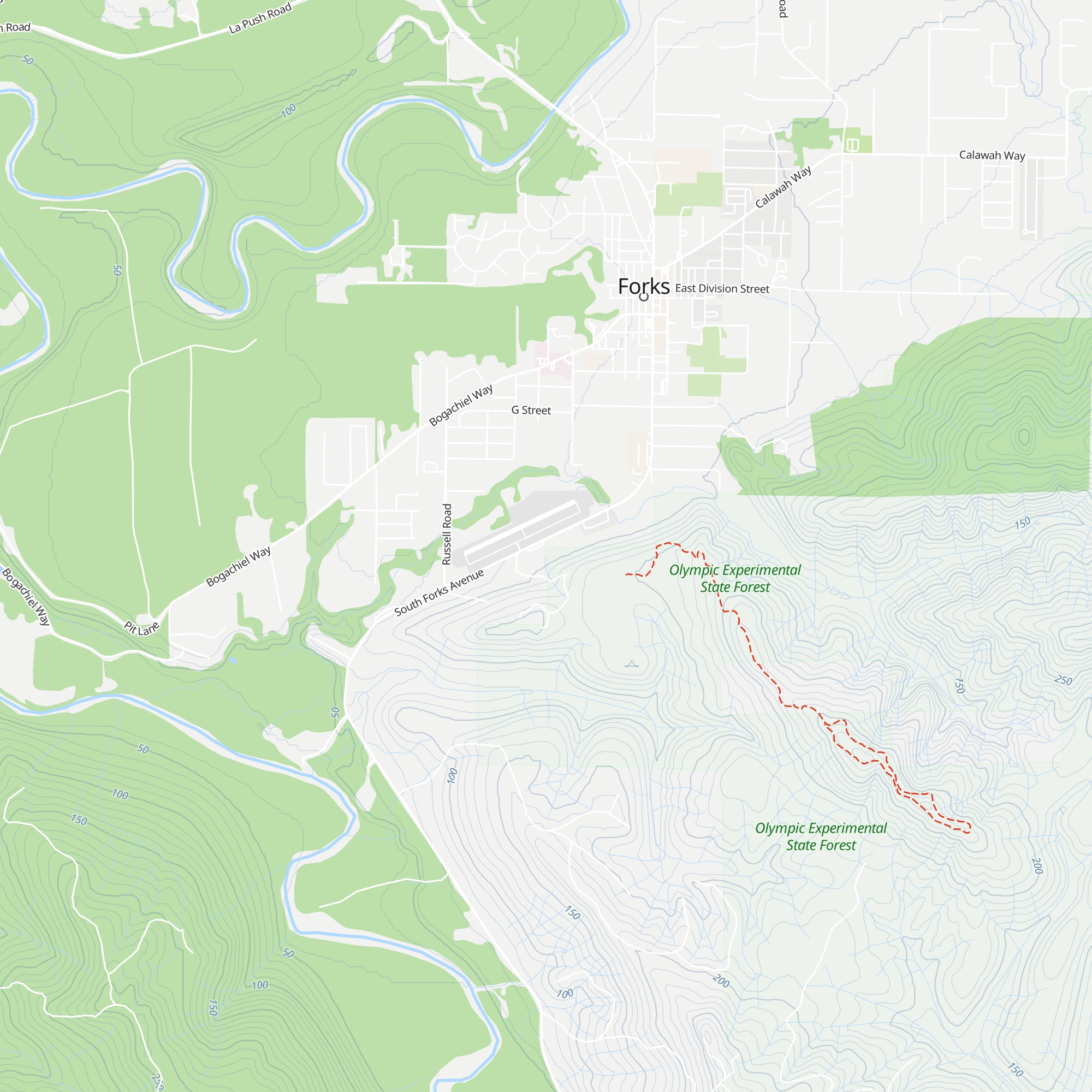 Visitor Information Center map