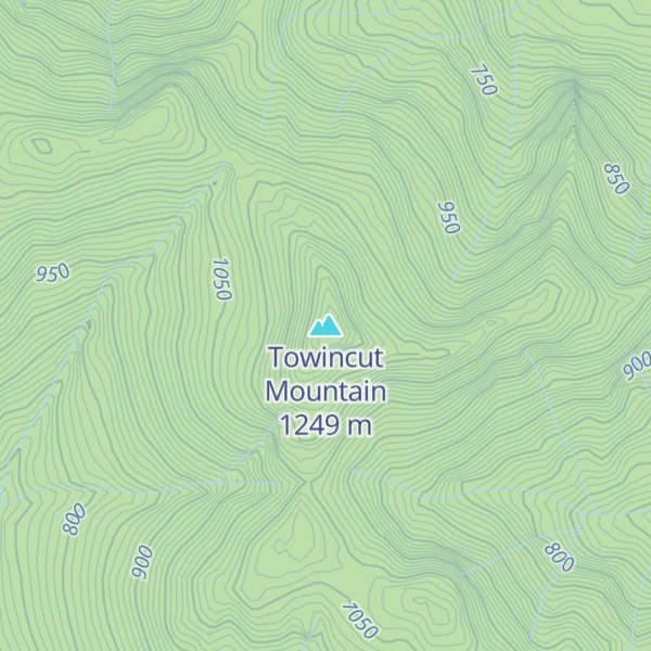 Map of Towincut Mountain