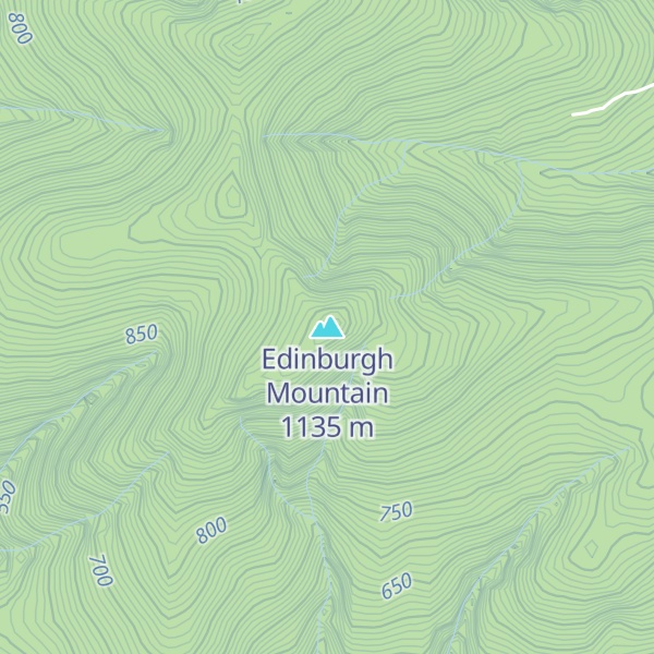 Map of Edinburgh Mountain