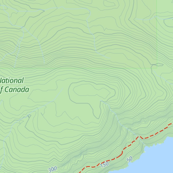 Map of Pandora Peak