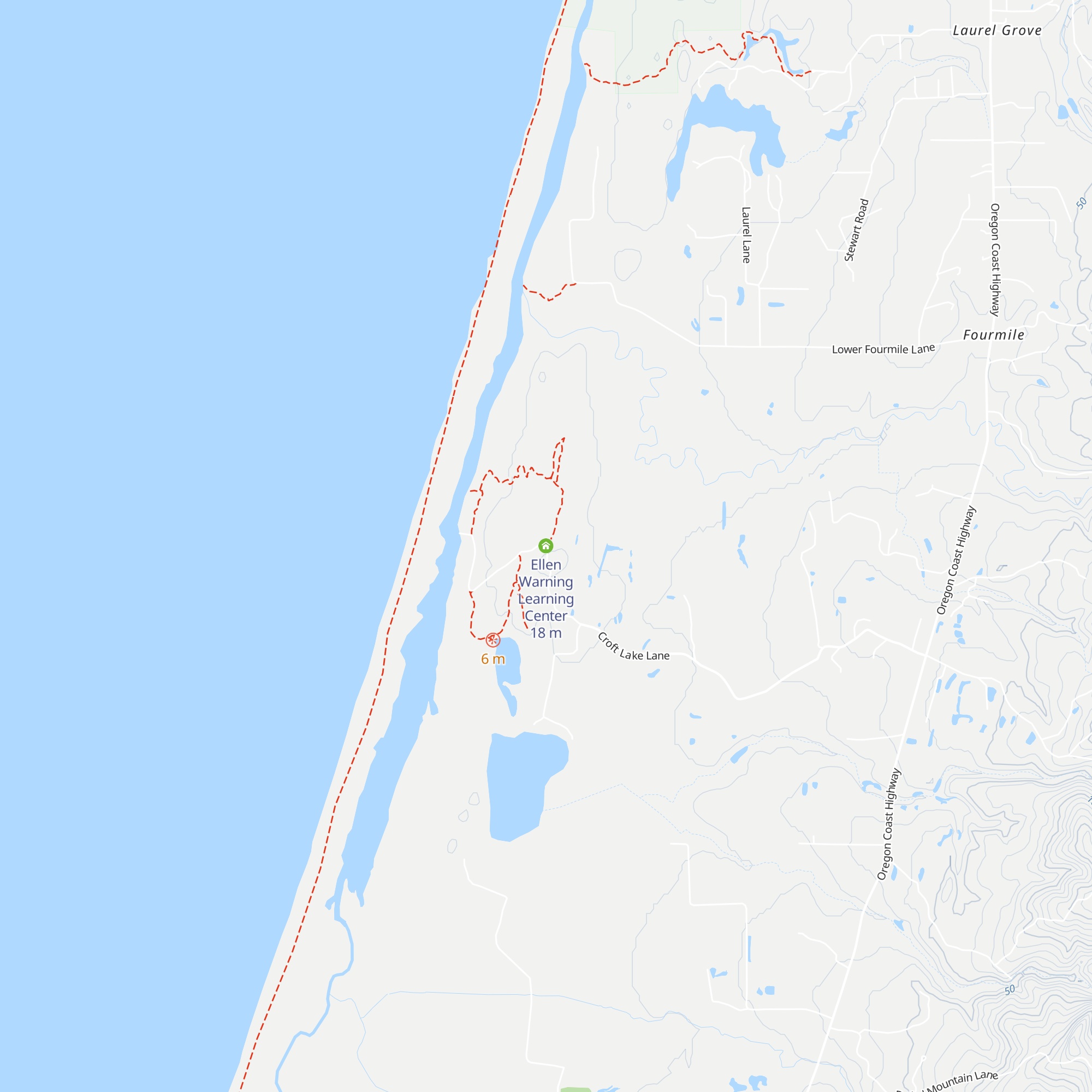 Ellen Warning Learning Center map