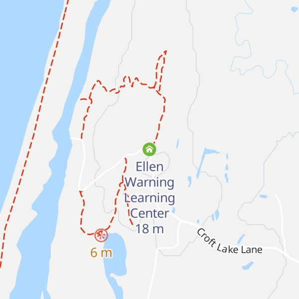 Map of Ellen Warning Learning Center