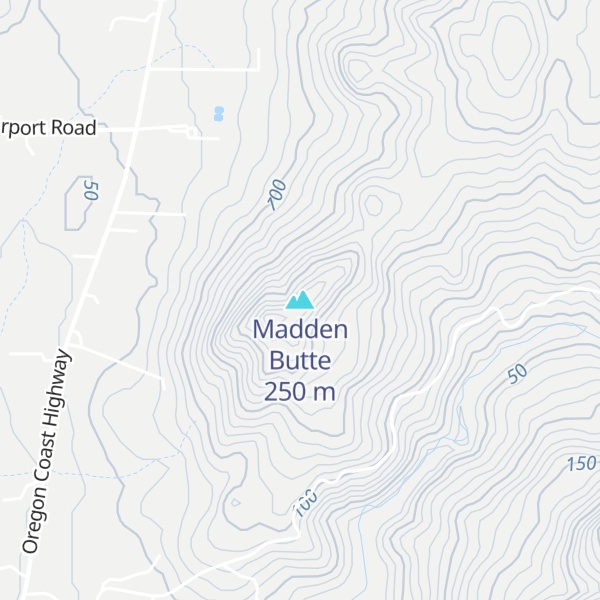 Map of Madden Butte