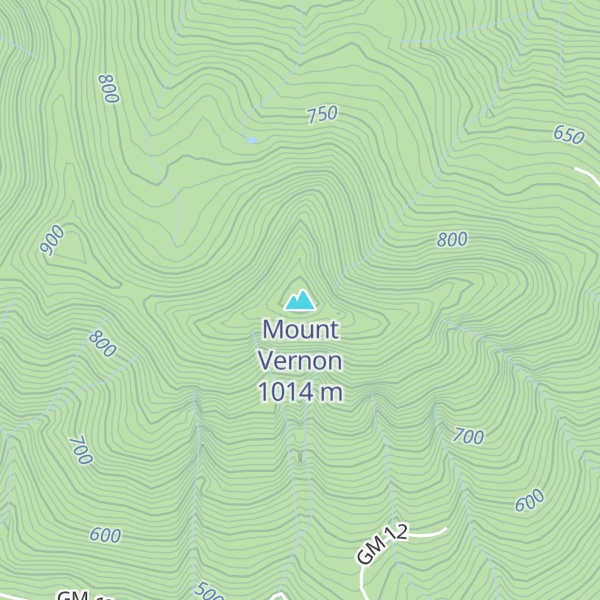 Map of Mount Vernon