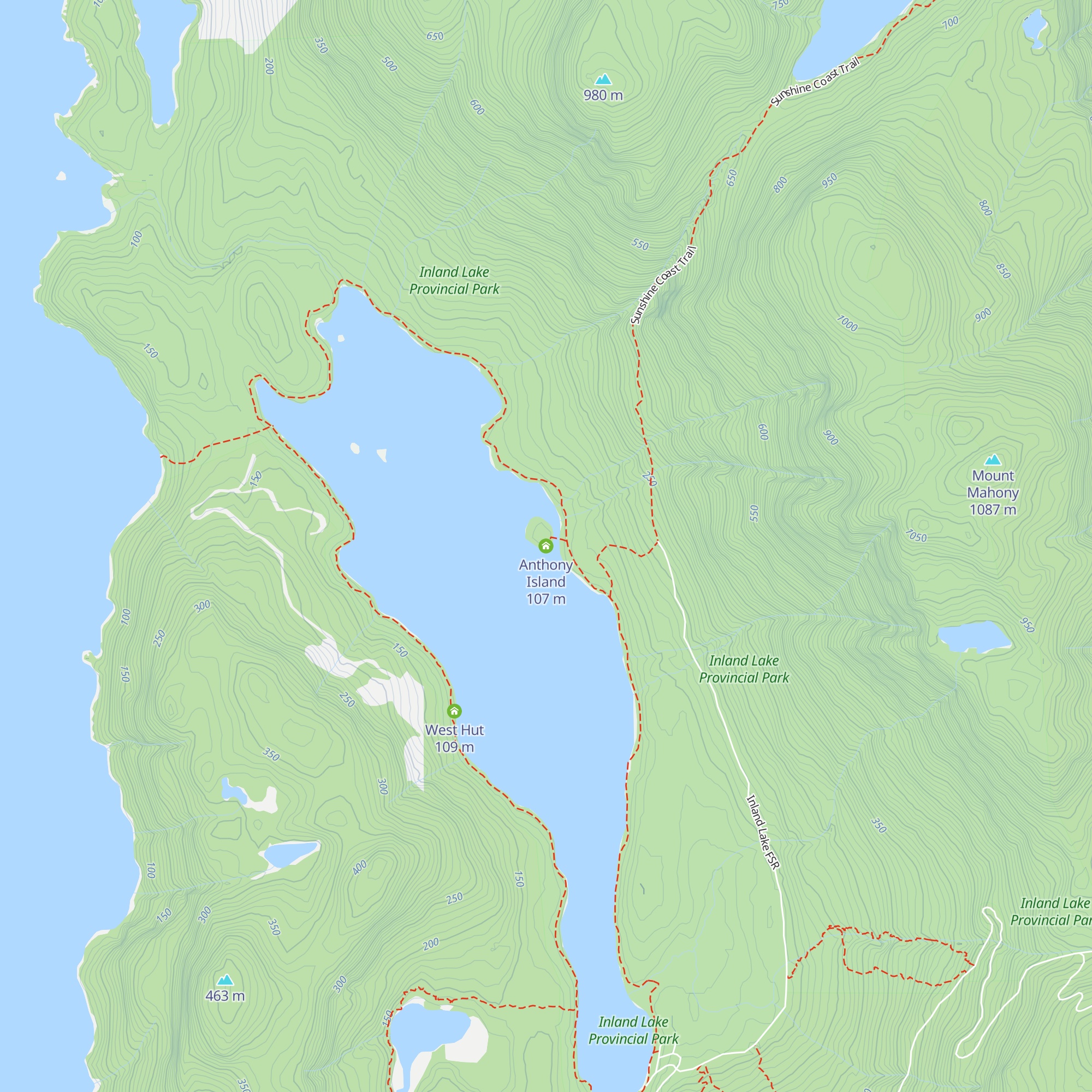 Anthony Island map