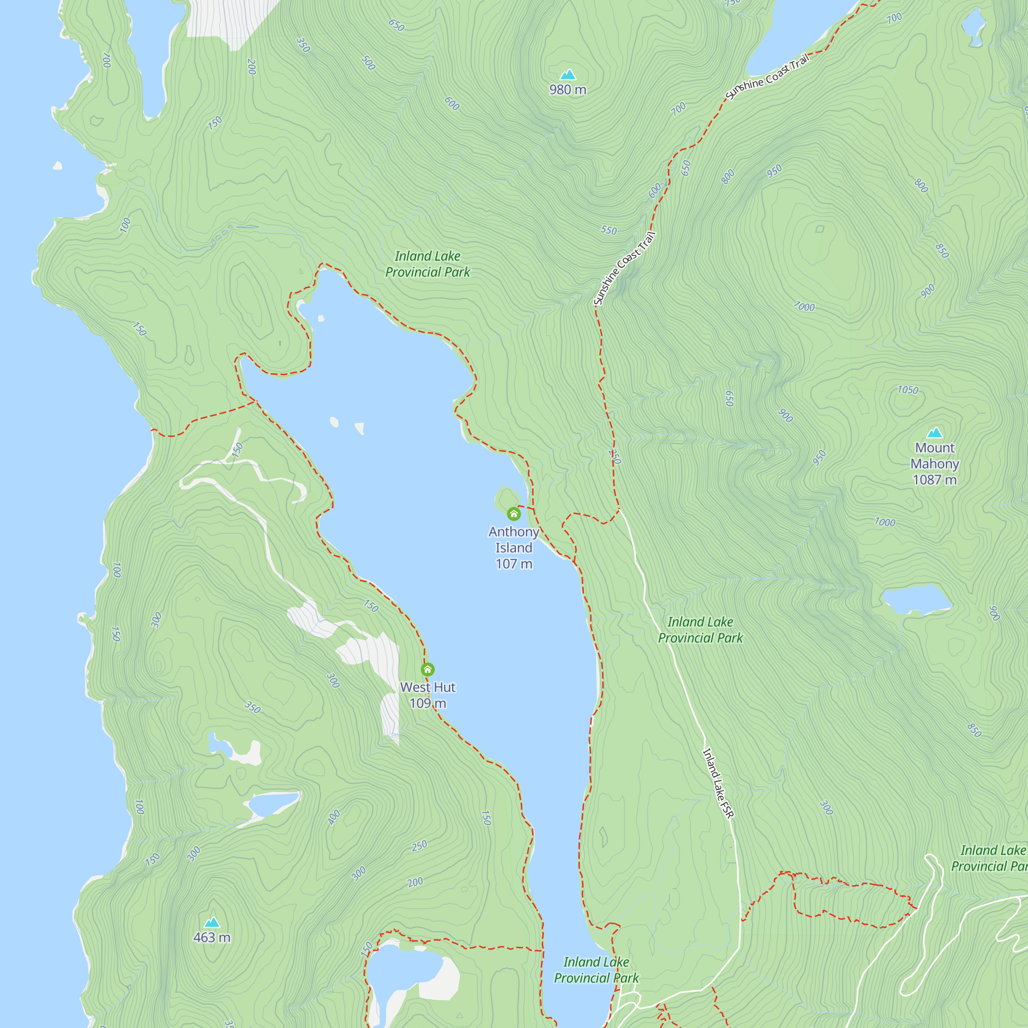 Anthony Island map