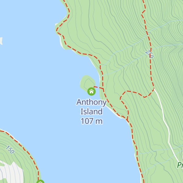 Map of Anthony Island