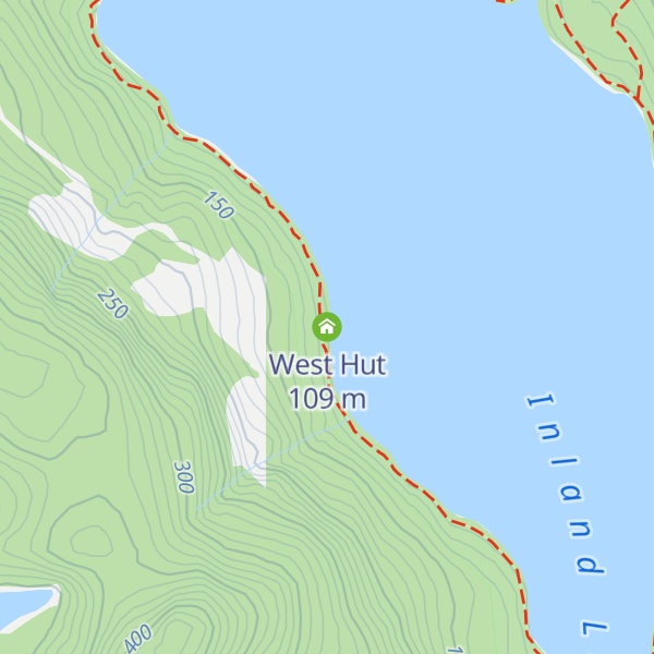 Map of West Hut