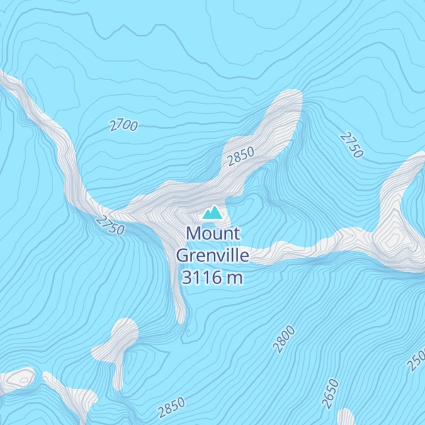Map of Mount Grenville