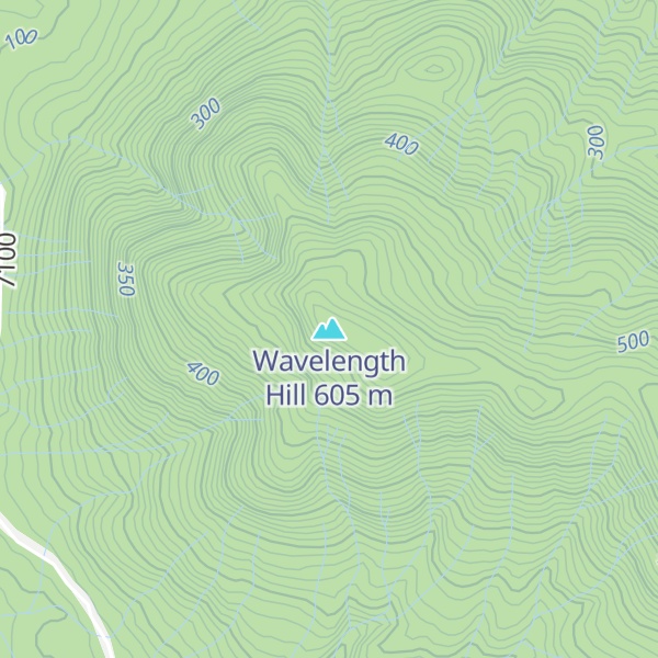 Map of Wavelength Hill