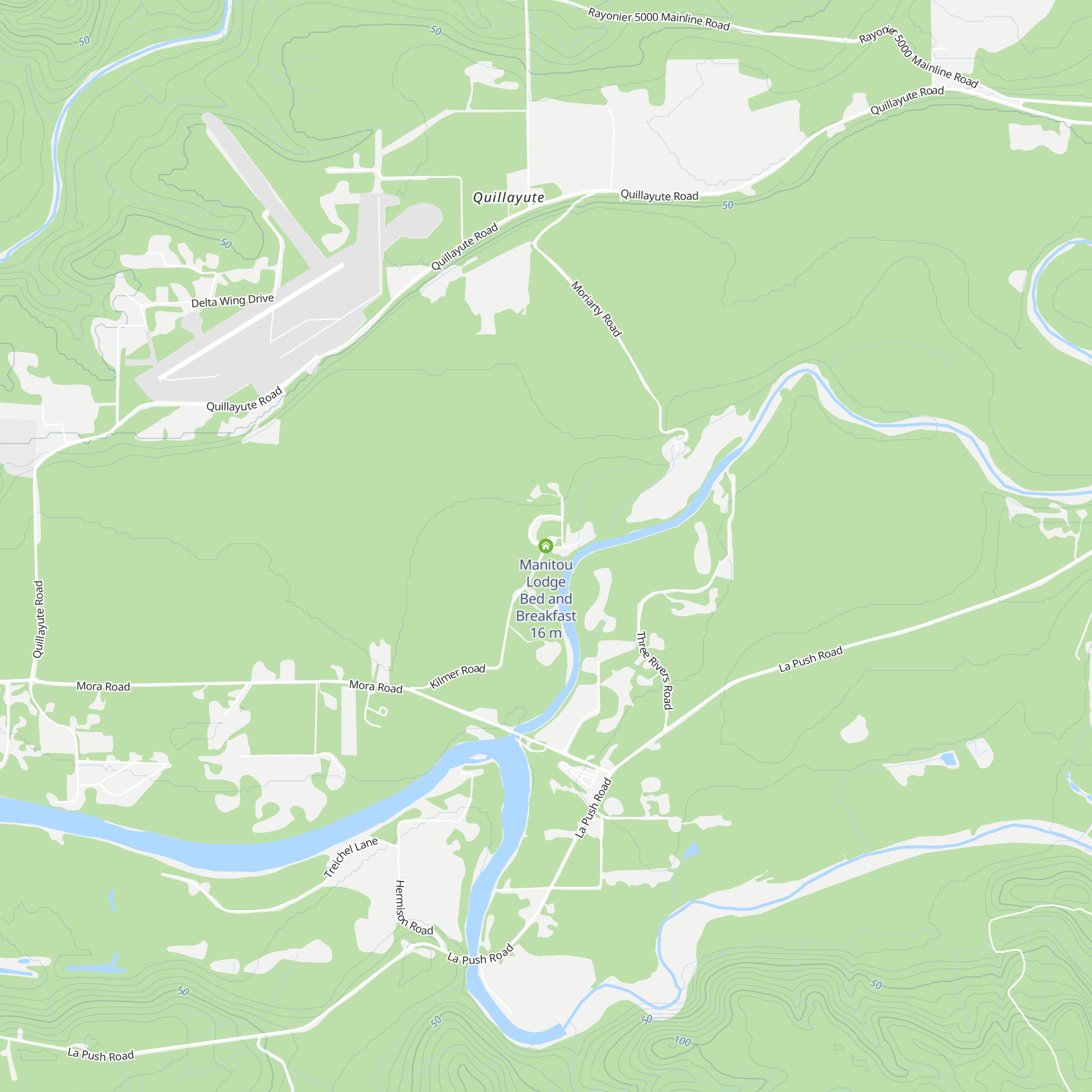 Manitou Lodge Bed and Breakfast map
