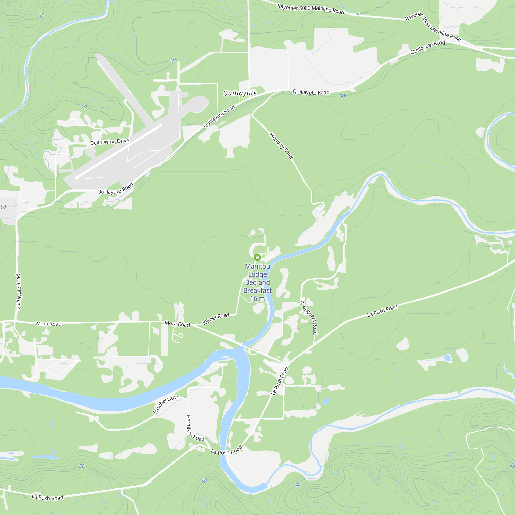 Manitou Lodge Bed and Breakfast map