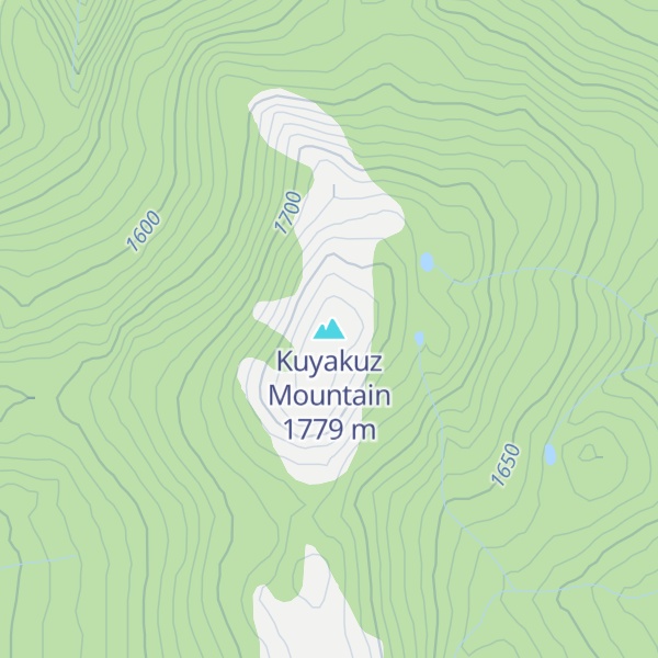 Map of Kuyakuz Mountain