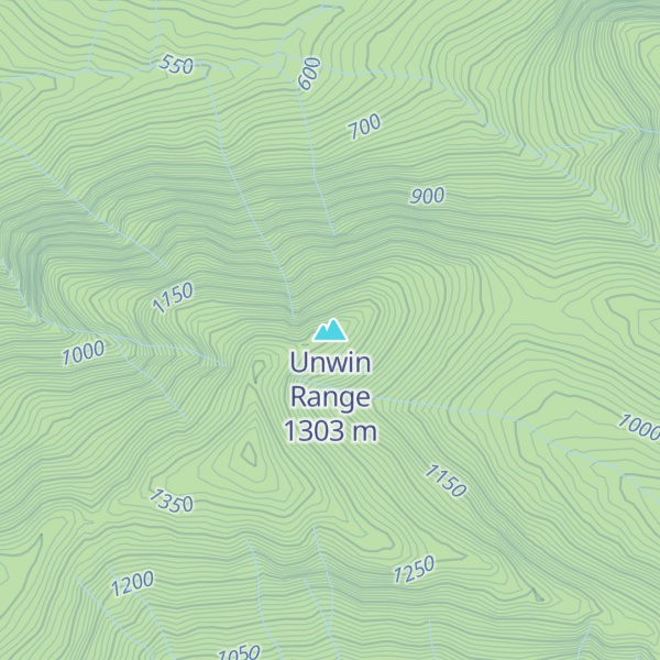 Map of Unwin Range
