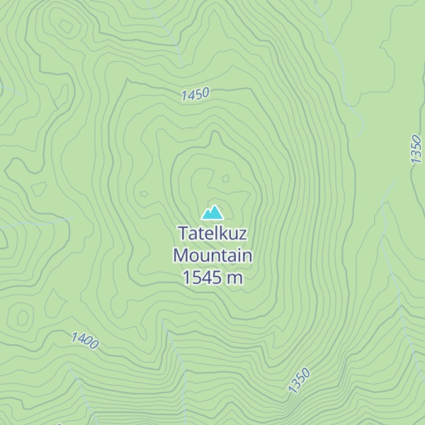 Map of Tatelkuz Mountain