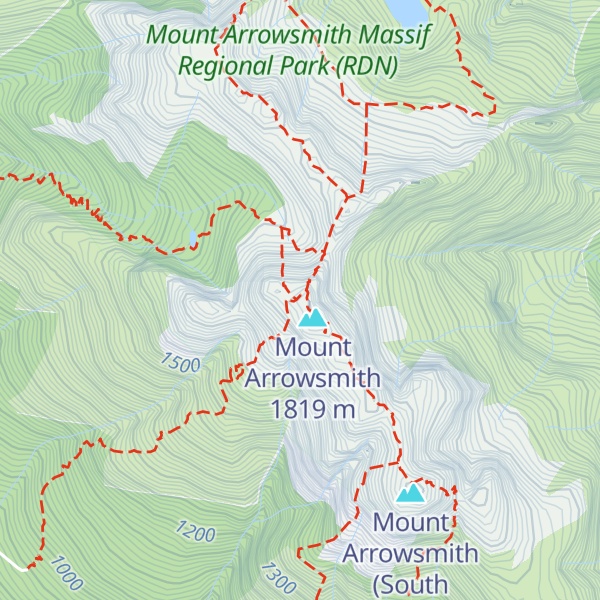 Map of Peter's Peak