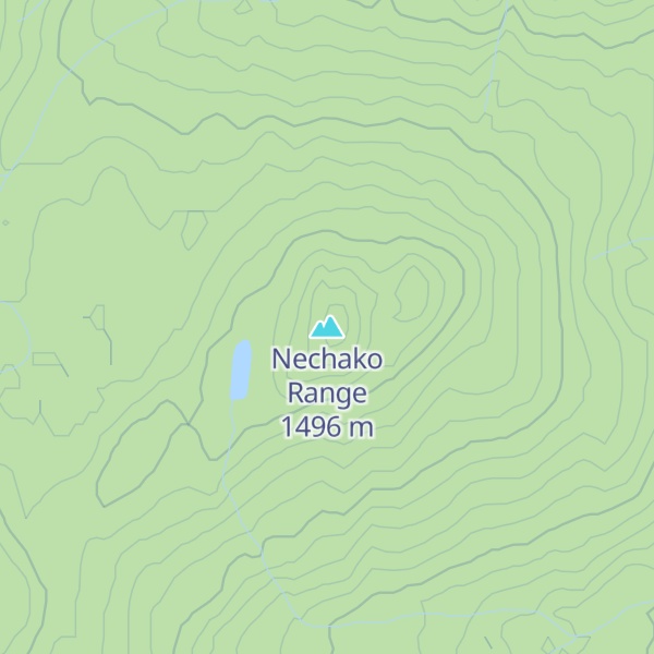 Map of Nechako Range