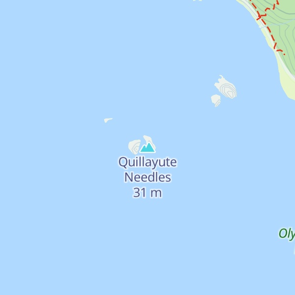 Map of Quillayute Needles