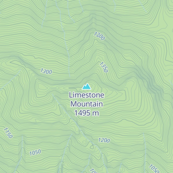 Map of Limestone Mountain