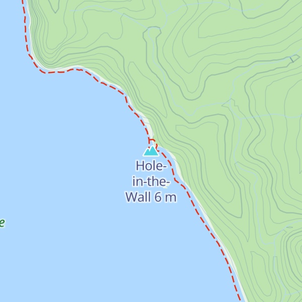Map of Hole-in-the-Wall