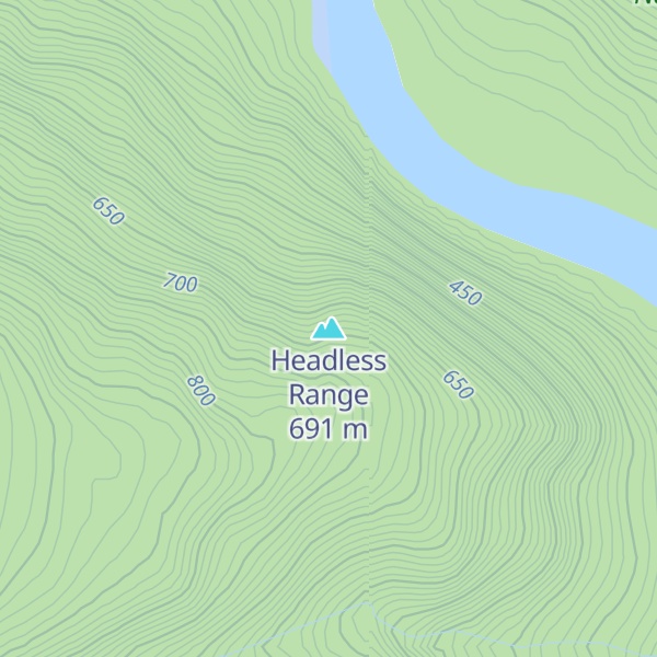 Map of Headless Range