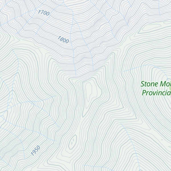 Map of Mount St. Paul