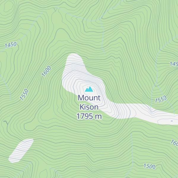 Map of Mount Kison