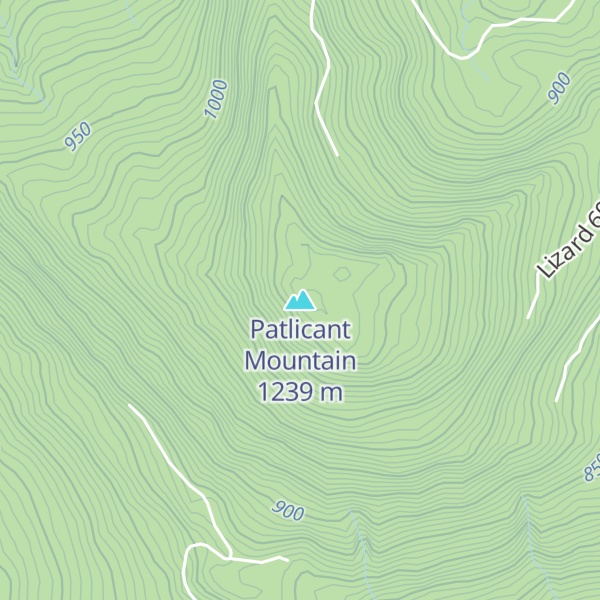 Map of Patlicant Mountain