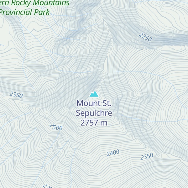 Map of Mount St. Sepulchre